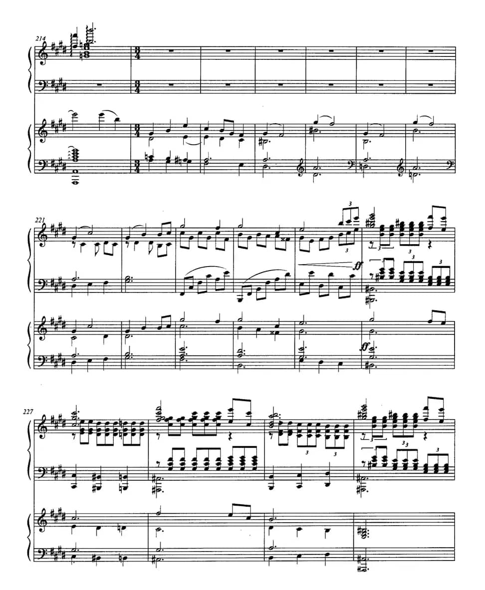 松花江上（钢琴协奏曲)P11—2）