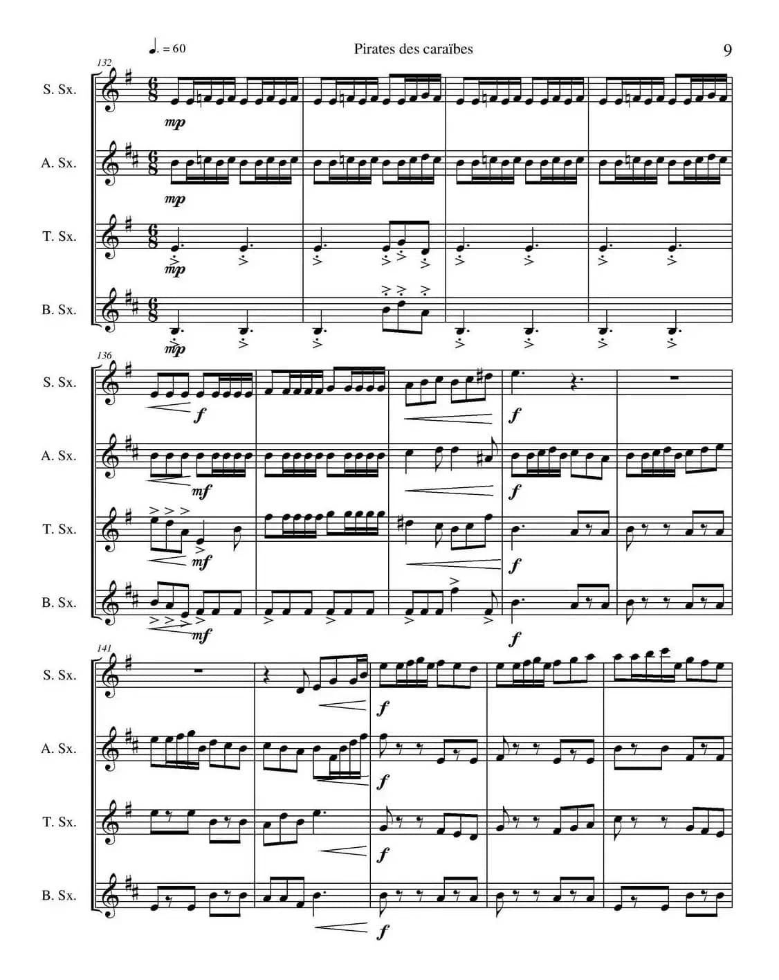 加勒比海盗（四重奏）