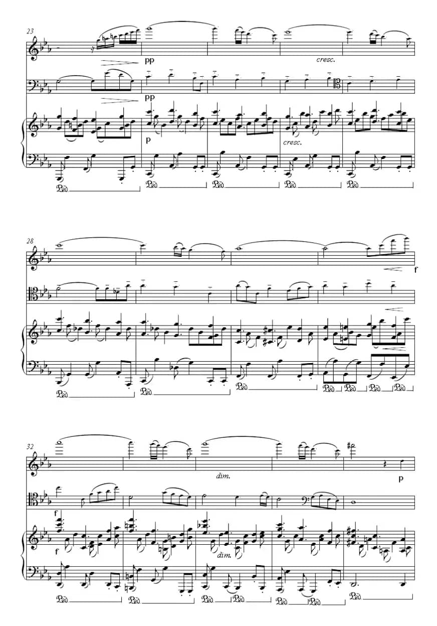 Oblivion 遗忘（小提琴+大提琴+钢琴伴奏）