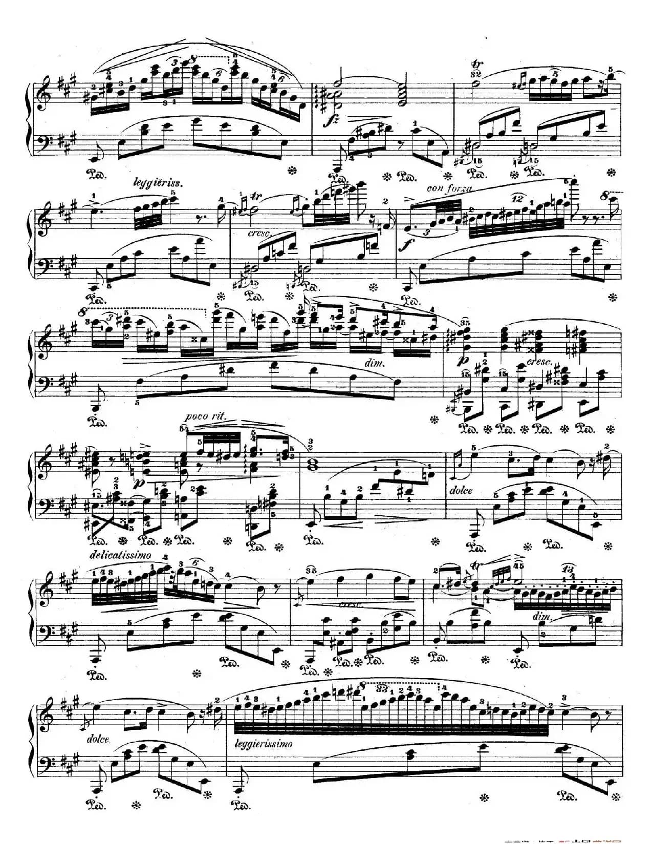 Grand Fantasy on Polish Airs Op.13（华丽的波兰民歌幻想曲·钢琴独奏版）