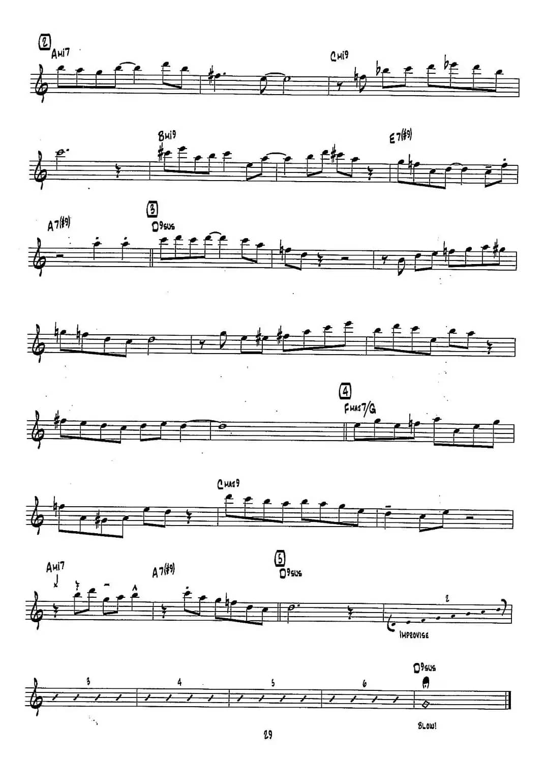 PAUL'S BLUES（15首爵士练习曲之13）