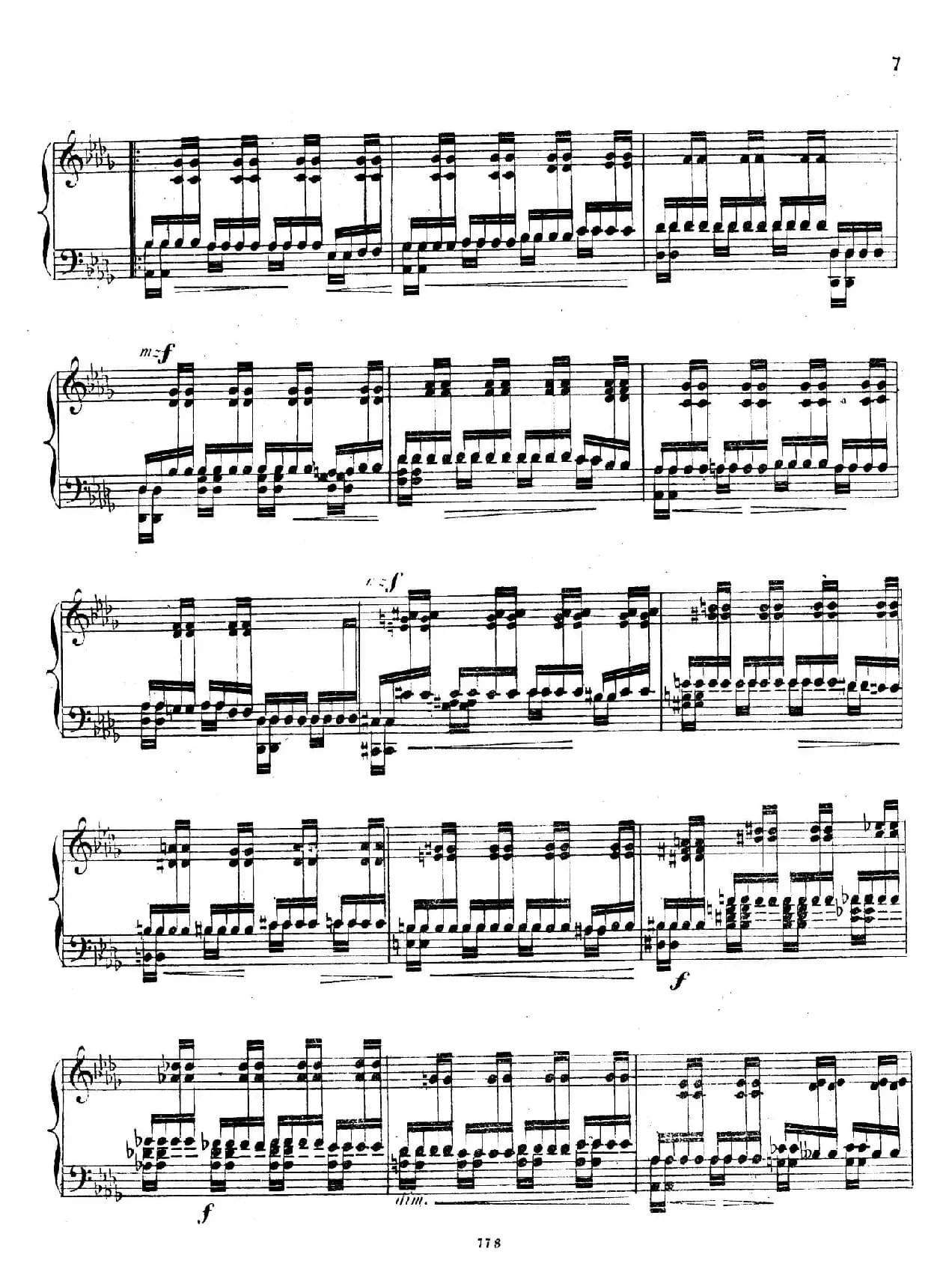 Grande Etude de Concert Tremolo Op.58（音乐会练习曲“震音”）