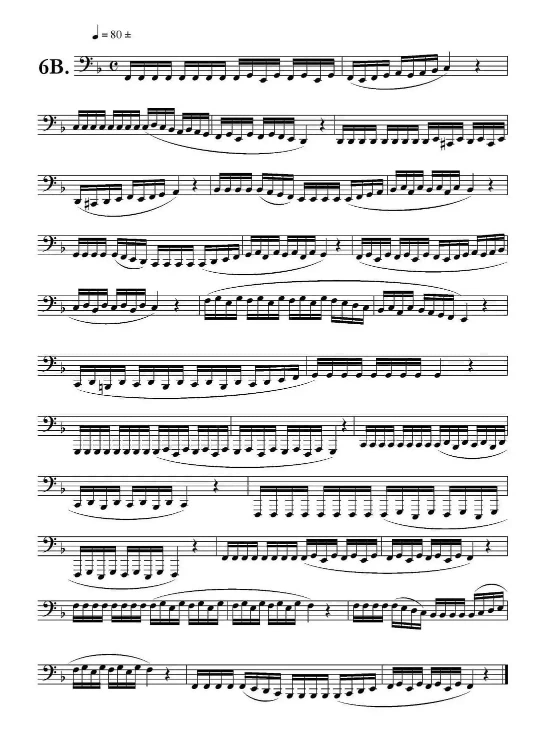 BB-flat大号每日练习第一部分：基础练习