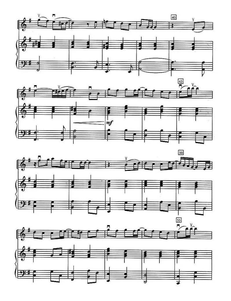 雪之花（小提琴+钢琴伴奏）