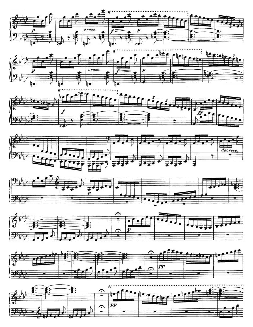 舒伯特降f小调即兴曲D.935，Op.142（NO.4）