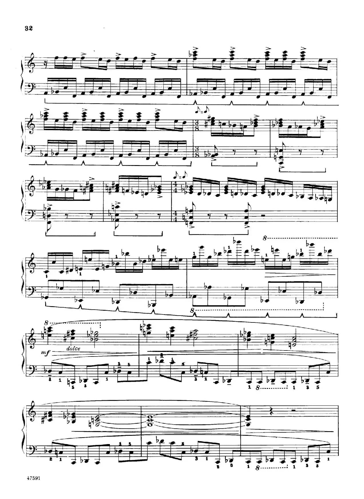 Piano Sonata in E-flat Major Op.95（降E大调钢琴奏鸣曲·Ⅲ）