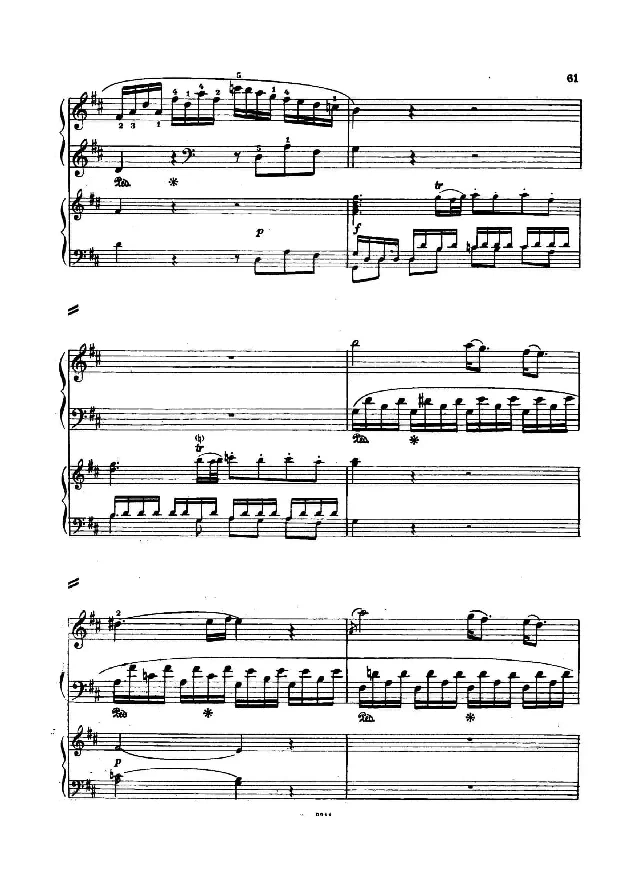 Concerto no 5 K 175 - 2 Piano（Ⅰ）