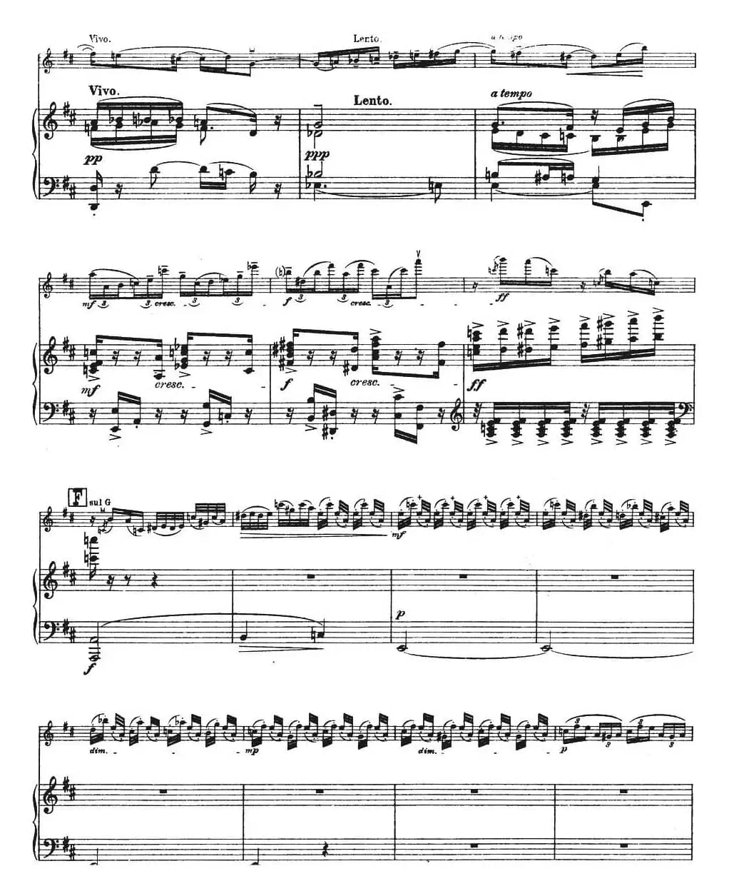 伊萨伊作品集：Au Rouet（小提琴+钢琴伴奏）