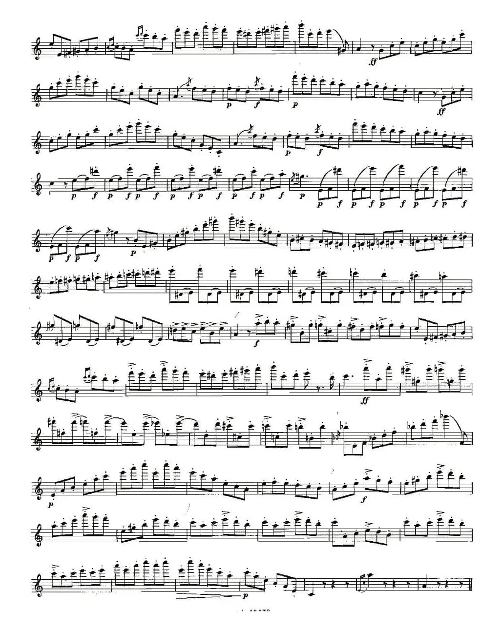 基于维尼亚夫斯基练习曲的10首长笛练习曲之7（Moyse - 10 Studies After Wieniawski）