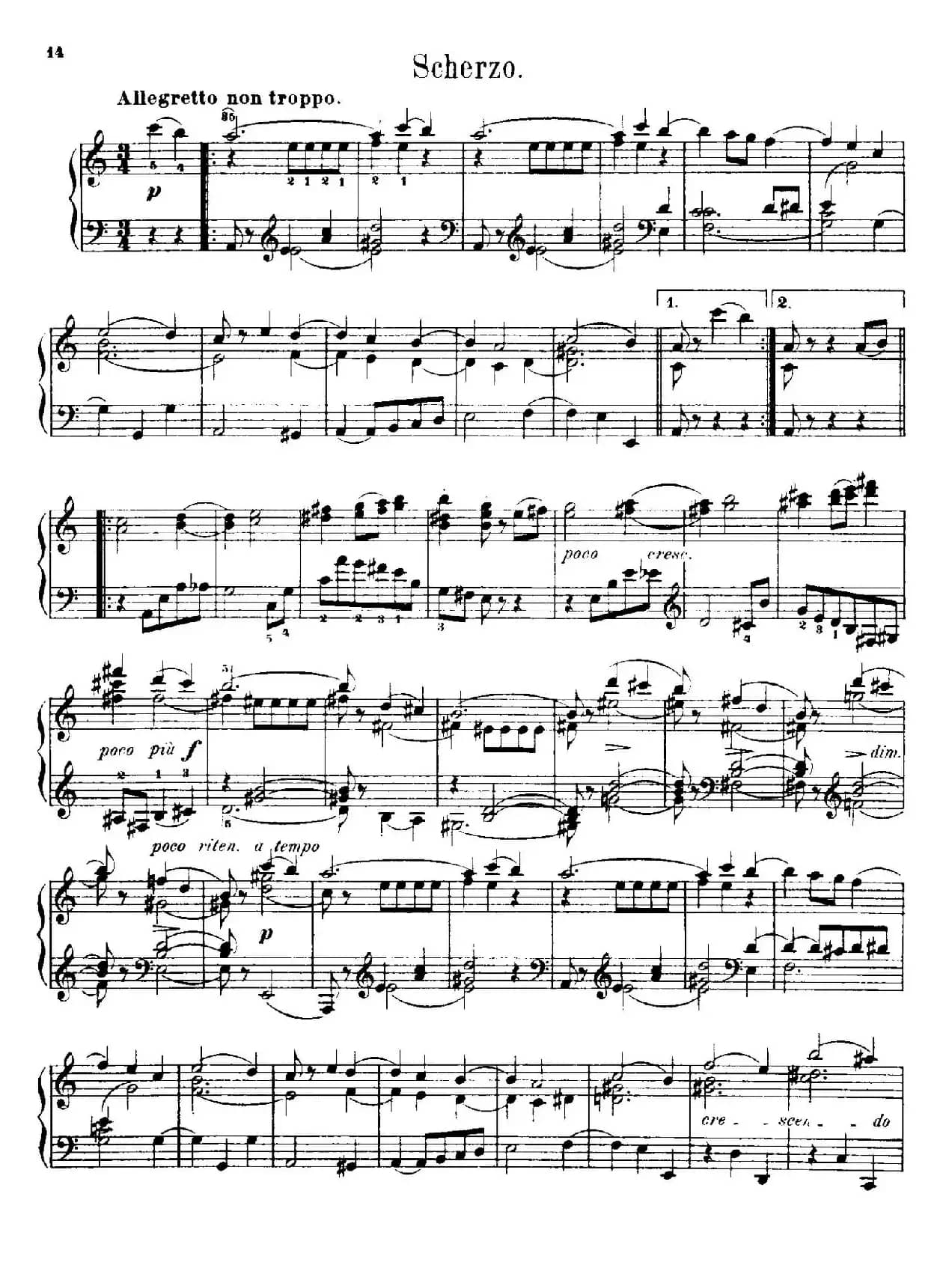 Petite Sonate Dans La Forme Classique Op.9（古典小奏鸣曲）