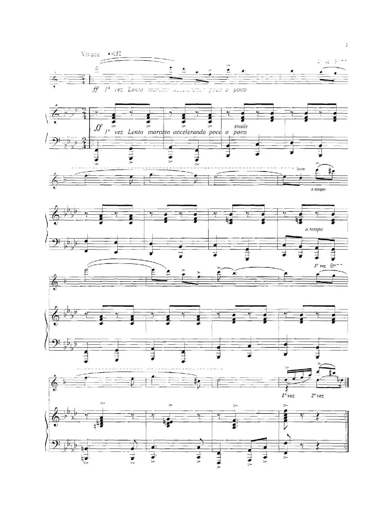 Pequena Czarda（小查尔达什）（萨克斯+钢琴伴奏）