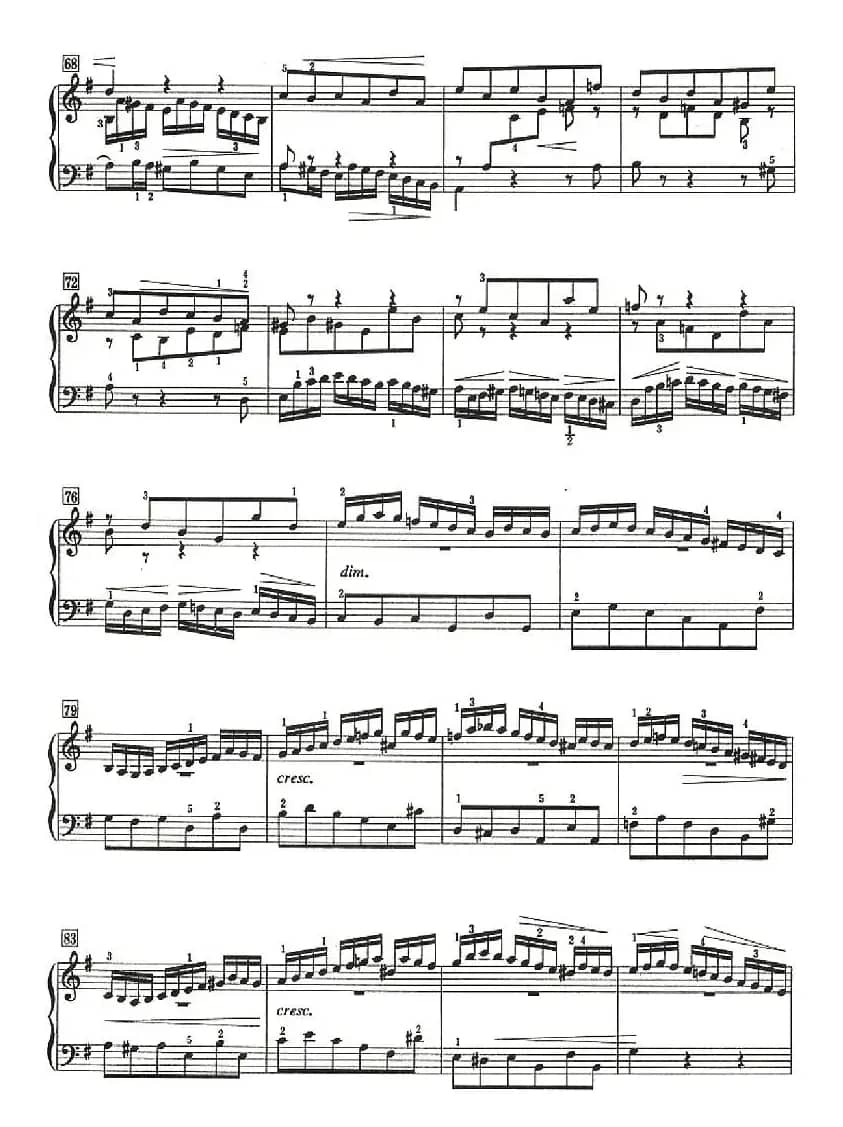 前奏曲与小赋格曲（e小调）