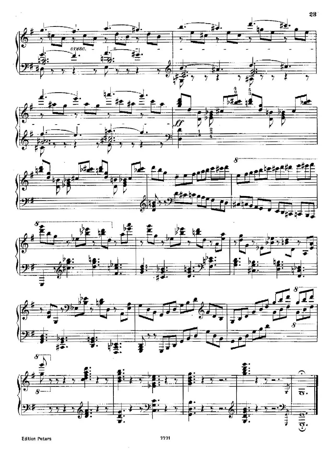 Suite in G Major Op.50（G大调组曲·Ⅳ）