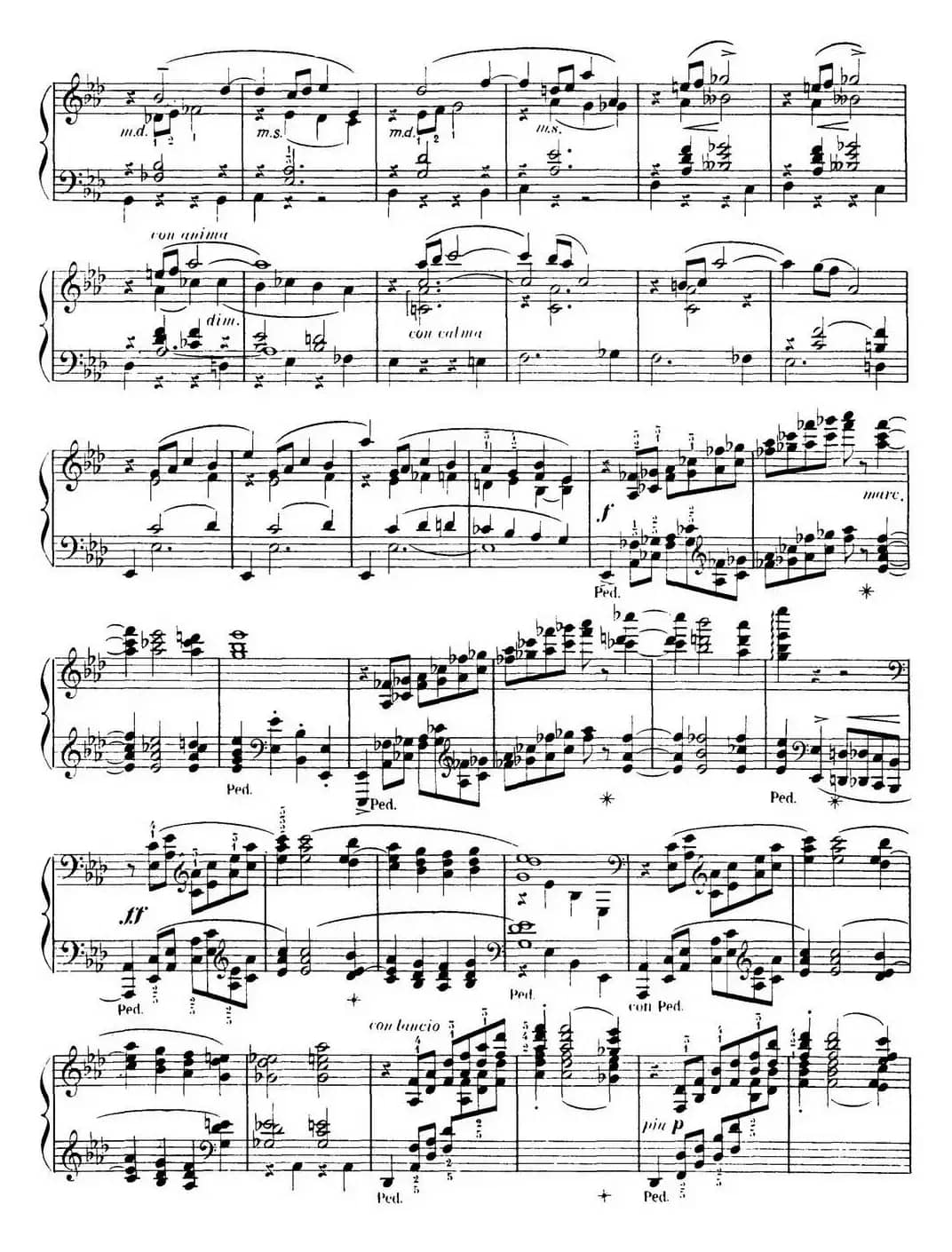 15 Etudes de Virtuosité Op.72 No.13（十五首钢琴练习曲之十三）