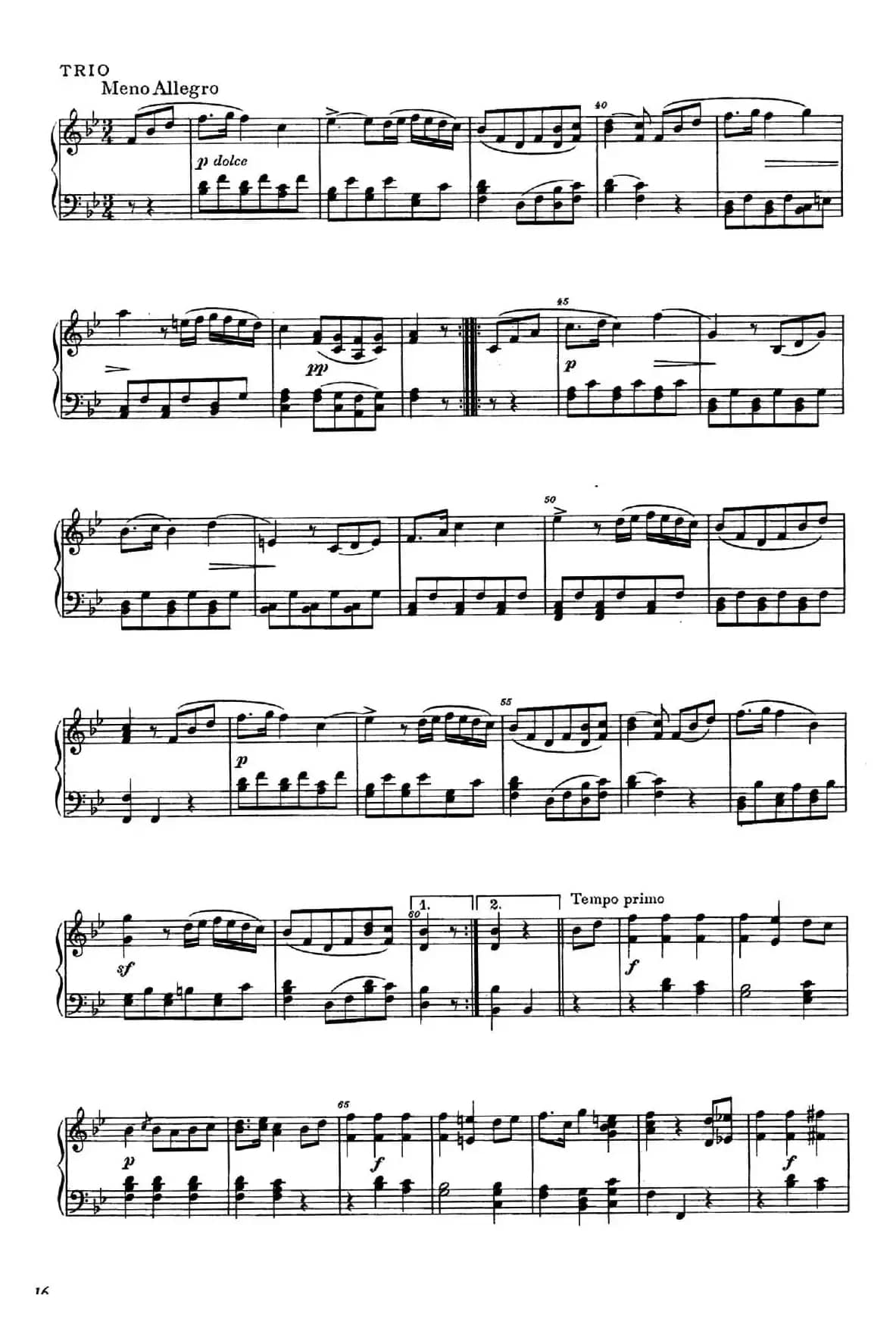 降B大调钢琴奏鸣曲 （Piano Sonata in B-flat Major Op.1）