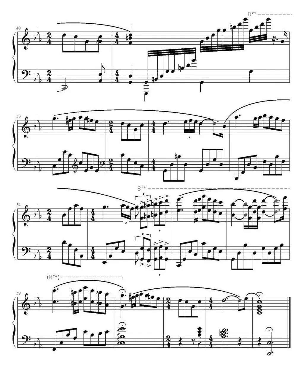 爱的协奏曲（弹琴吧制谱版）