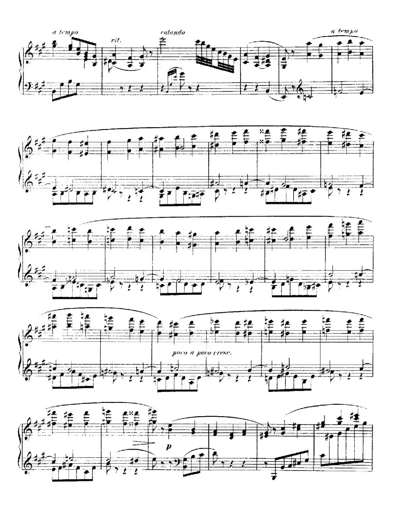 4 Valses Caprice（4首随想圆舞曲）（No. 1 in A）