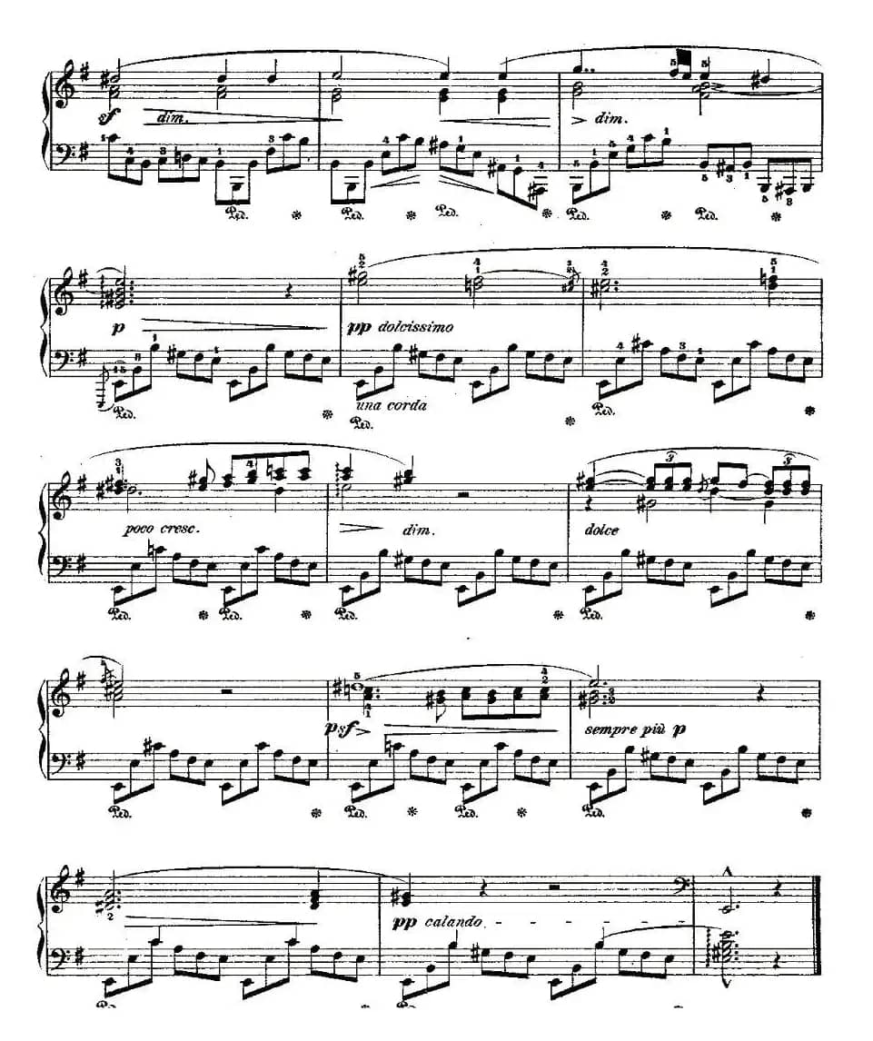 E小调夜曲Op.72－1（Nocturne）