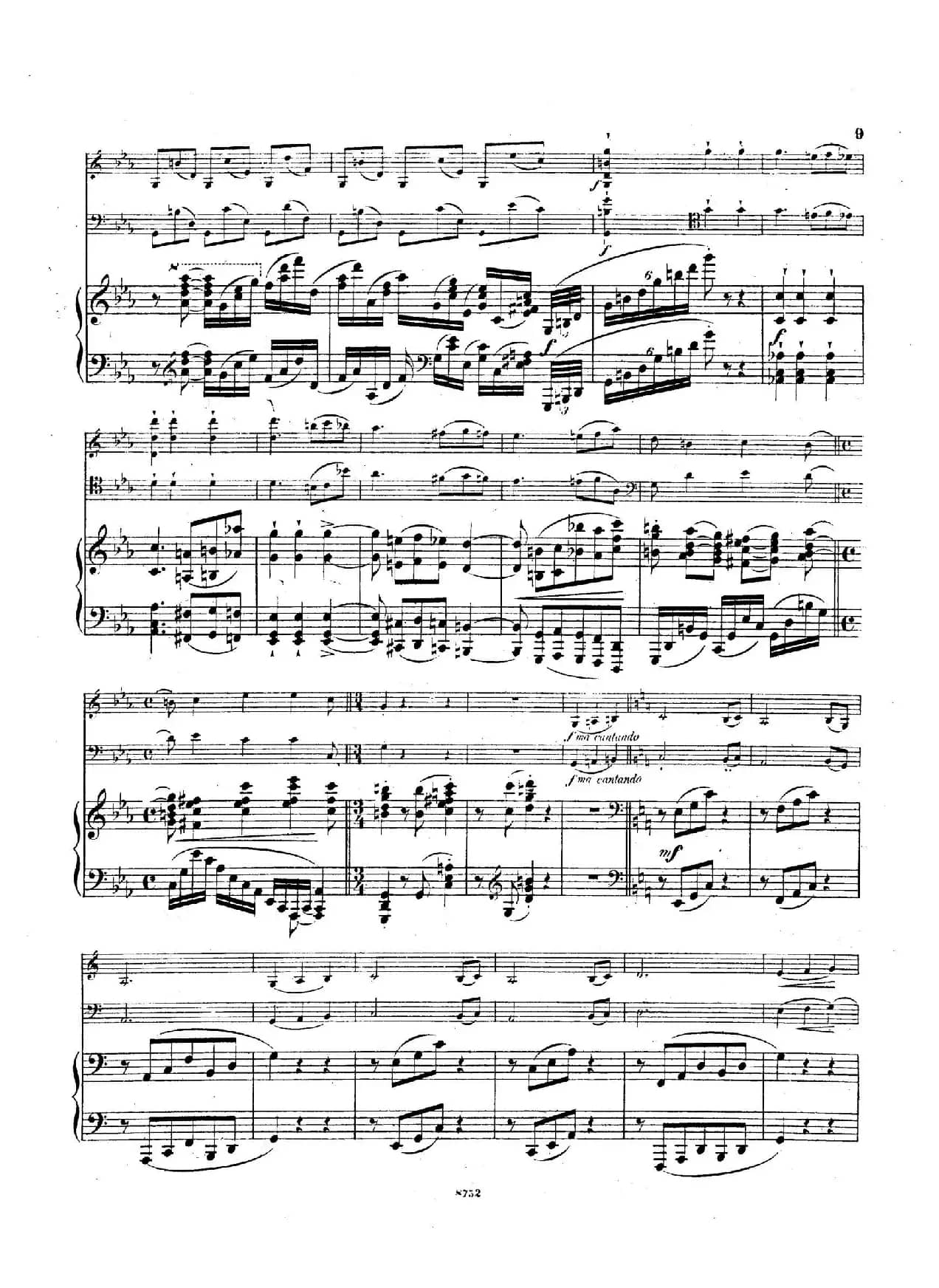 Piano Trio No.3 in c Minor Op.101（c小调第三钢琴三重奏）