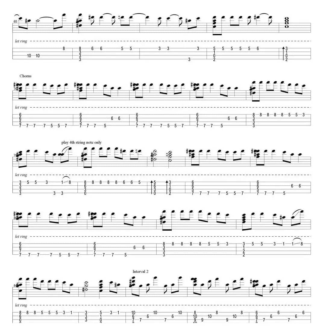 我不配（尤克里里指弹谱）