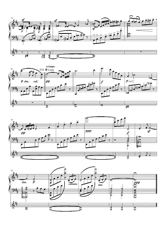 沉思（钢琴+弦乐）