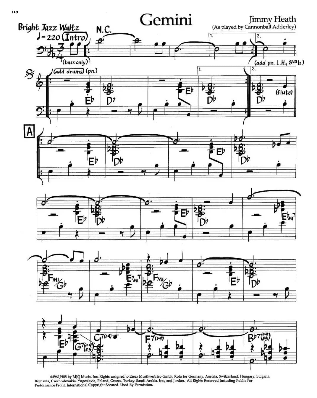 Gemini（爵士钢琴曲）