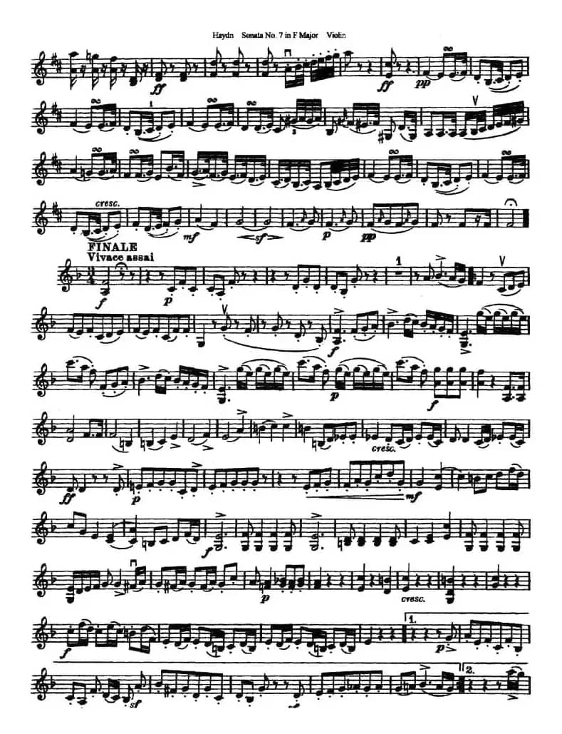 Soata No.7 in F Major