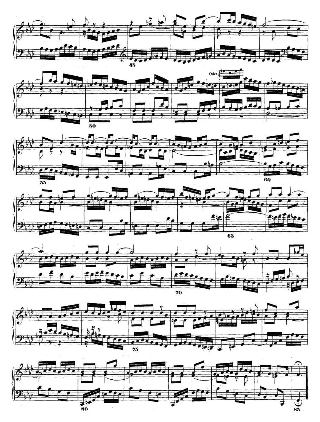 巴赫《平均律钢琴曲集·第二卷》之赋格曲（NO.12）