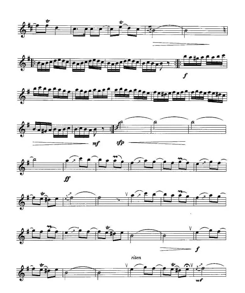 美丽的沙力库力（竖笛）