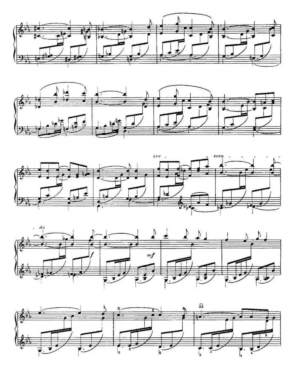 福雷13首船歌:Barcarolle No·12 in E-flat Op·106 bis