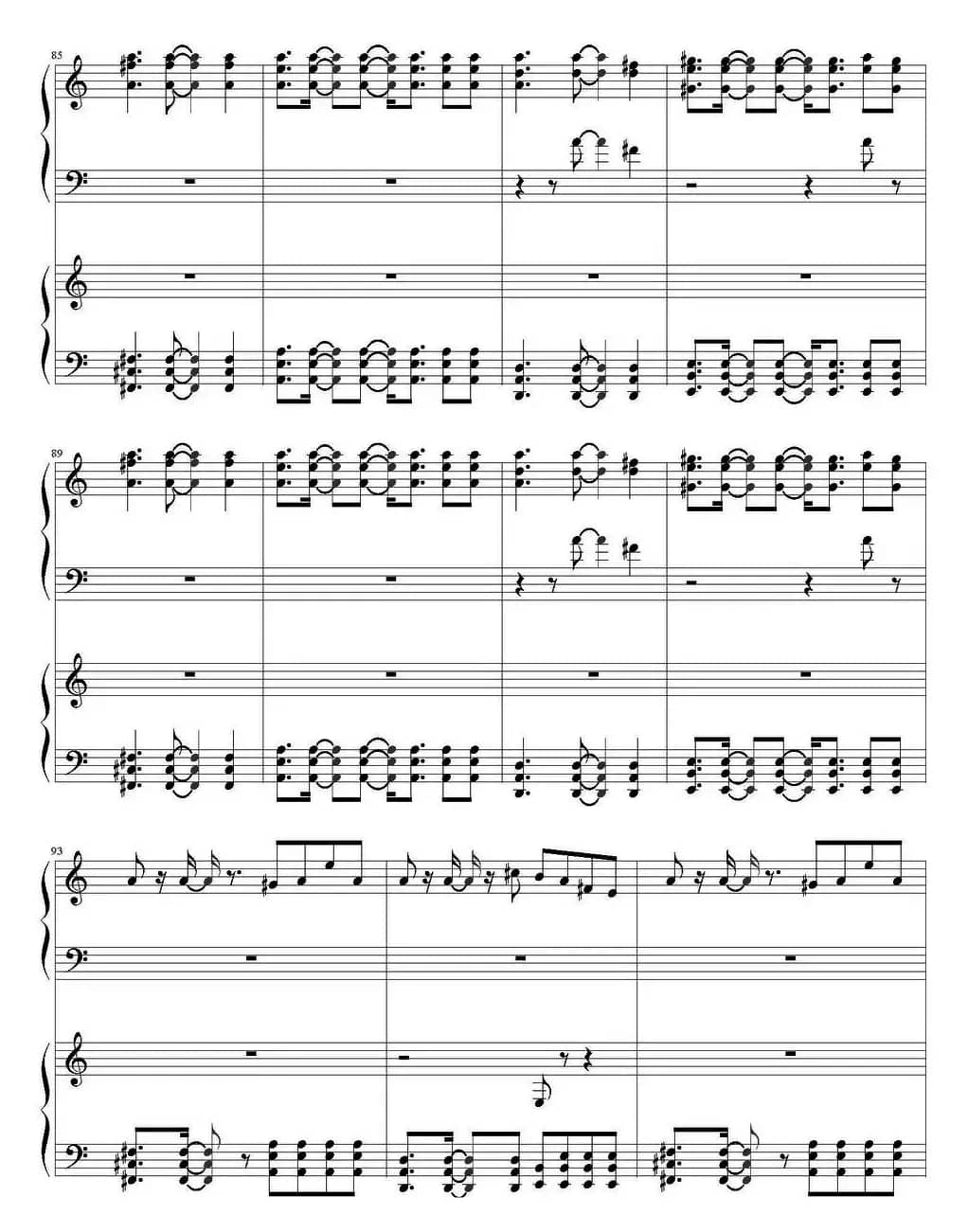 Colors （四手联弹）