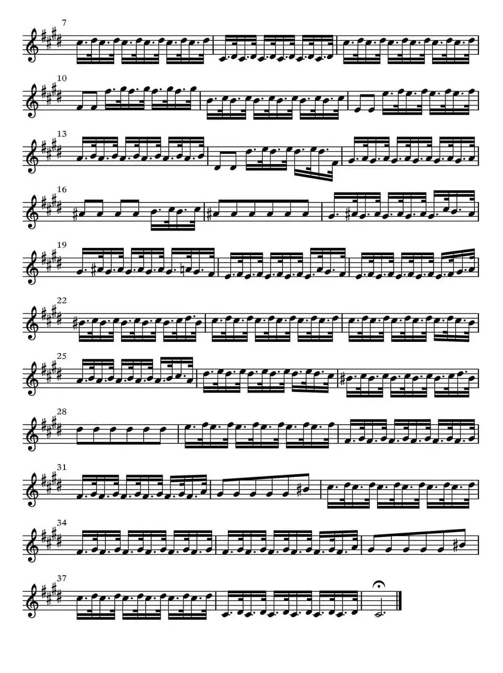 All parts of Spring（四季·春天）（第二小提琴分谱）