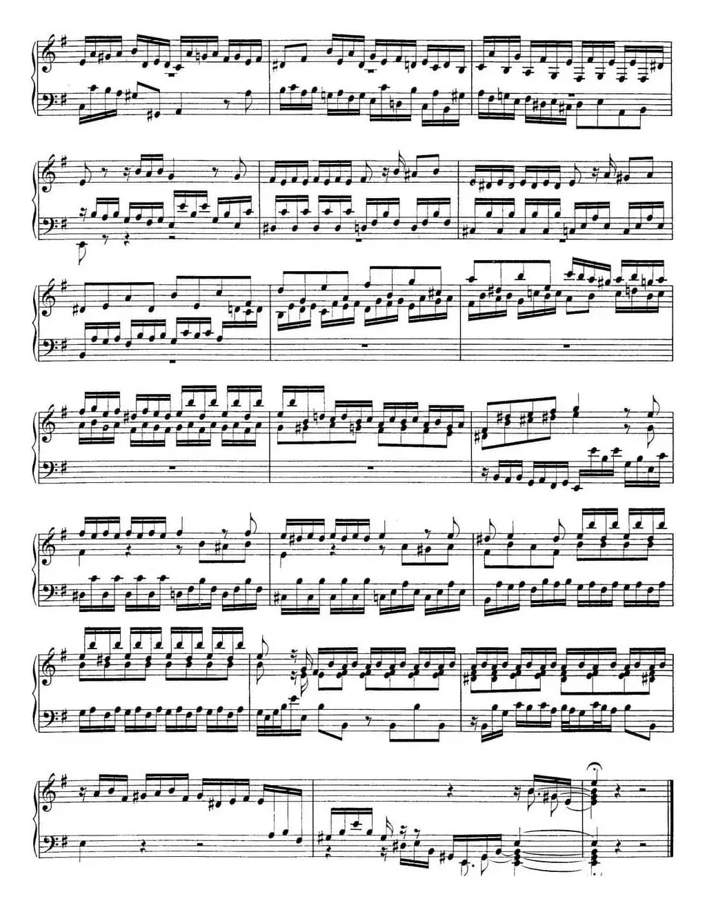 Toccata BWV 914(7首托卡塔·No.5 e小调)