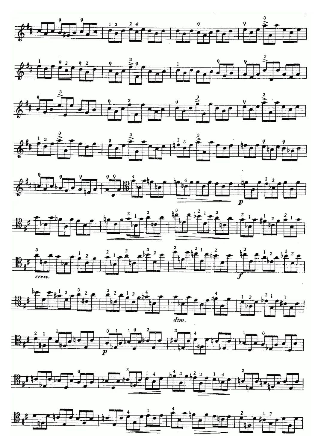 柔板快板练习曲（大提琴）