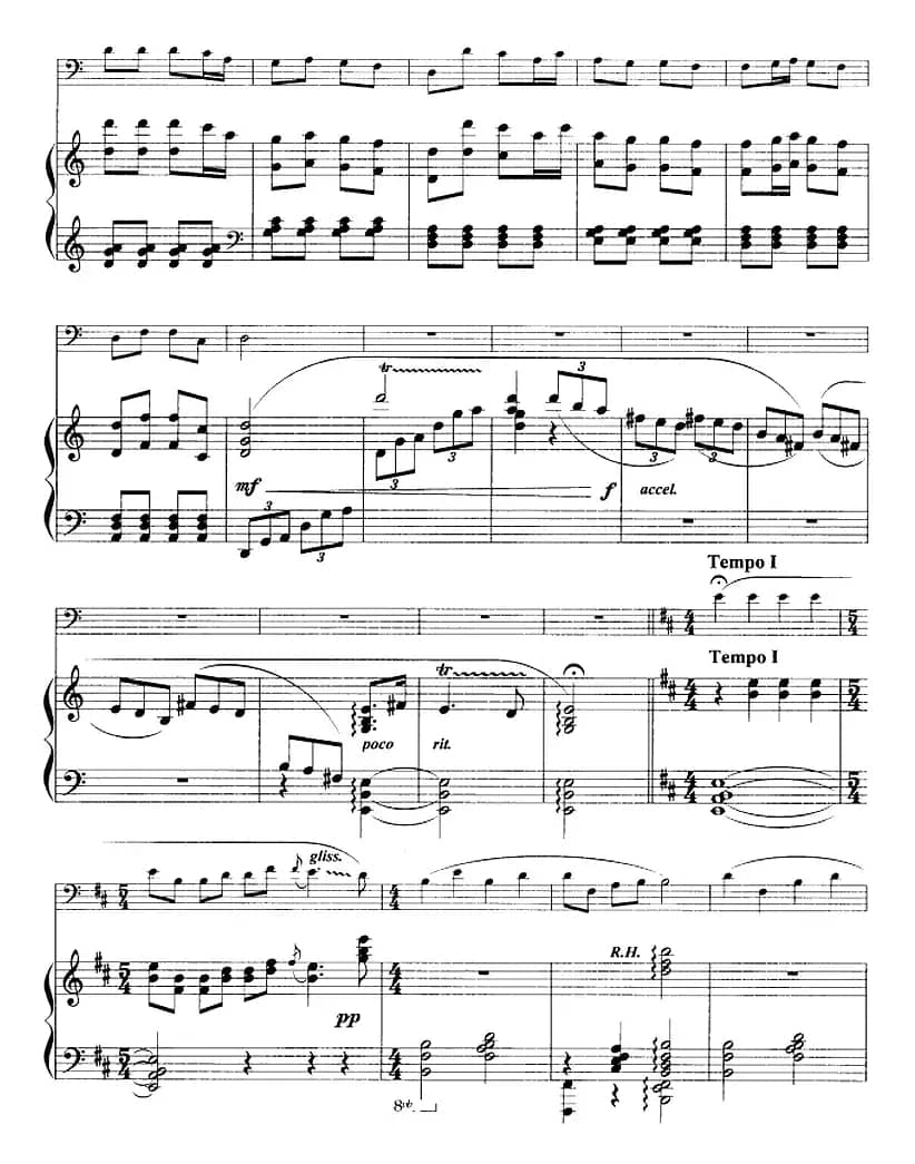 山歌与号子（长号+钢琴伴奏）