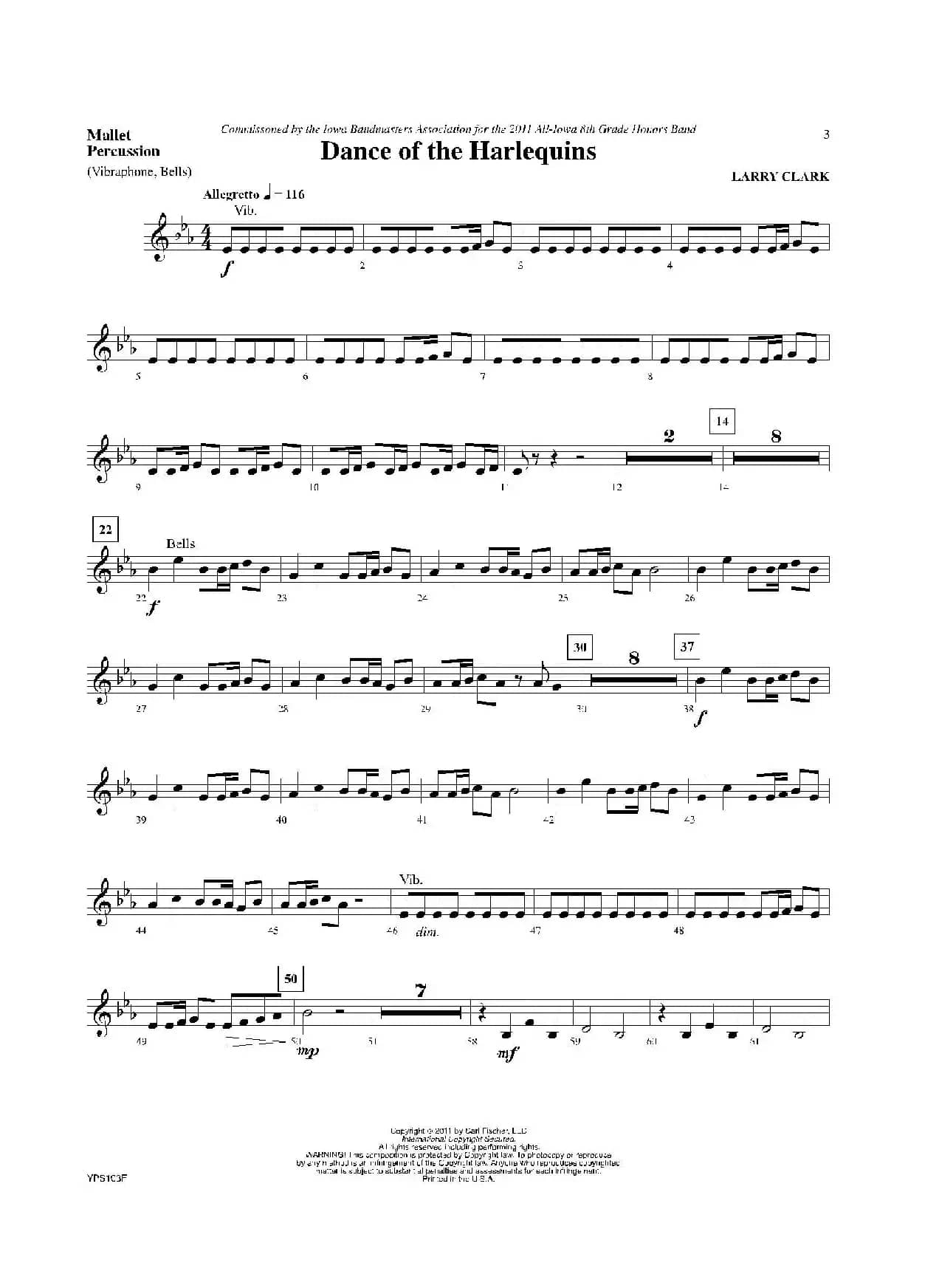 Dance of Harlequins（打击乐组Mlts分谱）