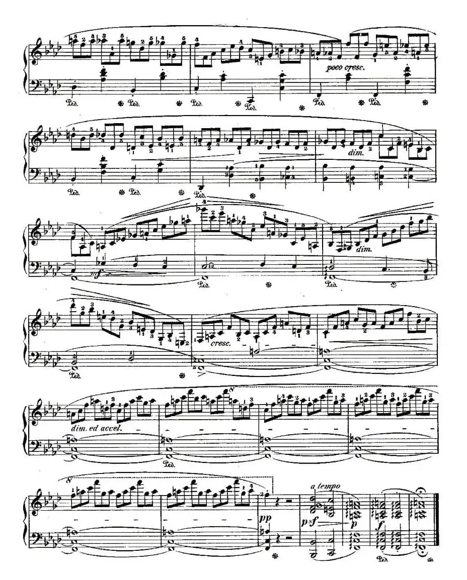 f小调夜曲Op.55－1（Deux  Nocturnes）