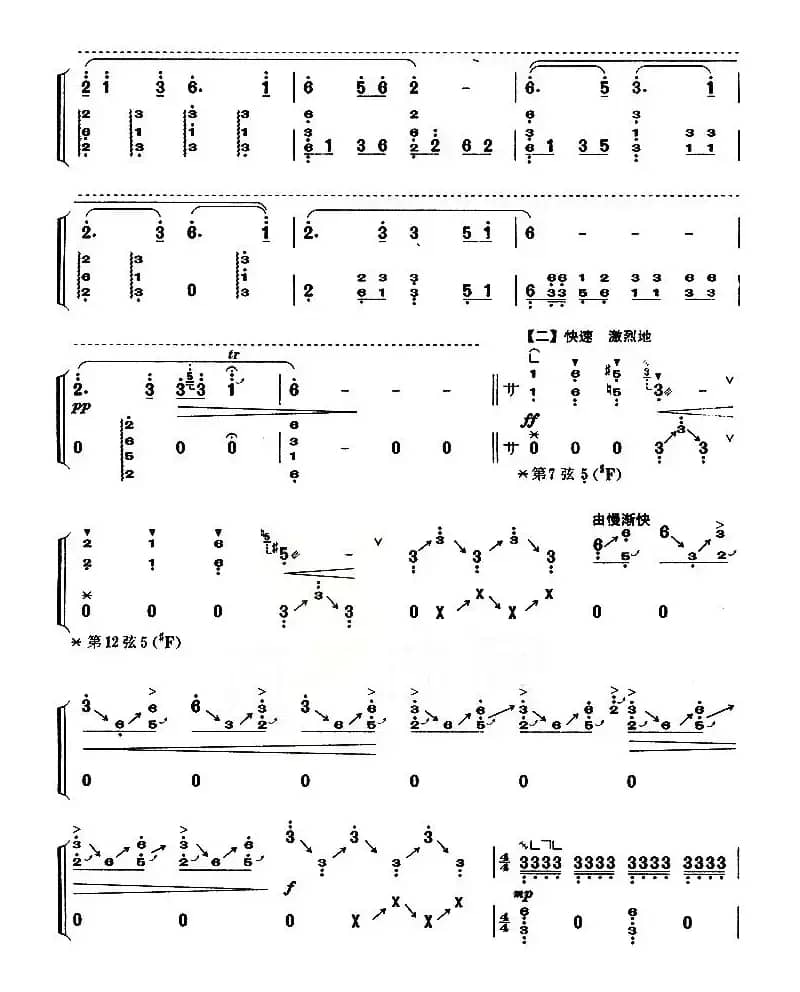 草原英雄小姐妹（【上海筝会】考级九级曲目）