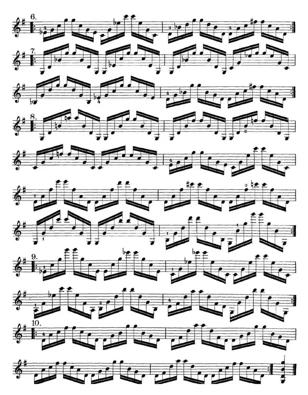 史拉迪克小提琴技术练习 第3册（XV）