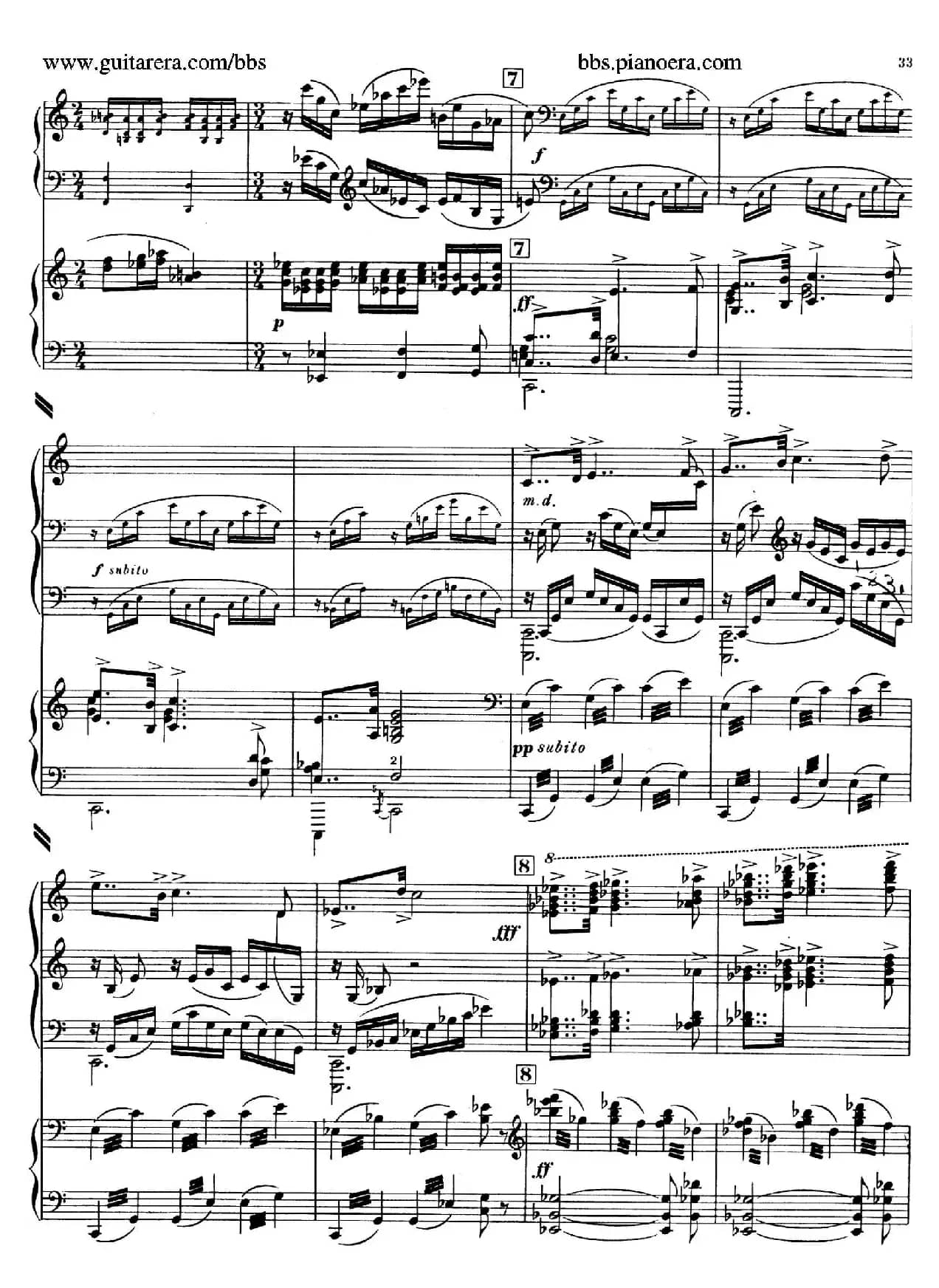 Piano Concerto in c-sharp Minor(升c小调钢琴协奏曲·第二乐章)