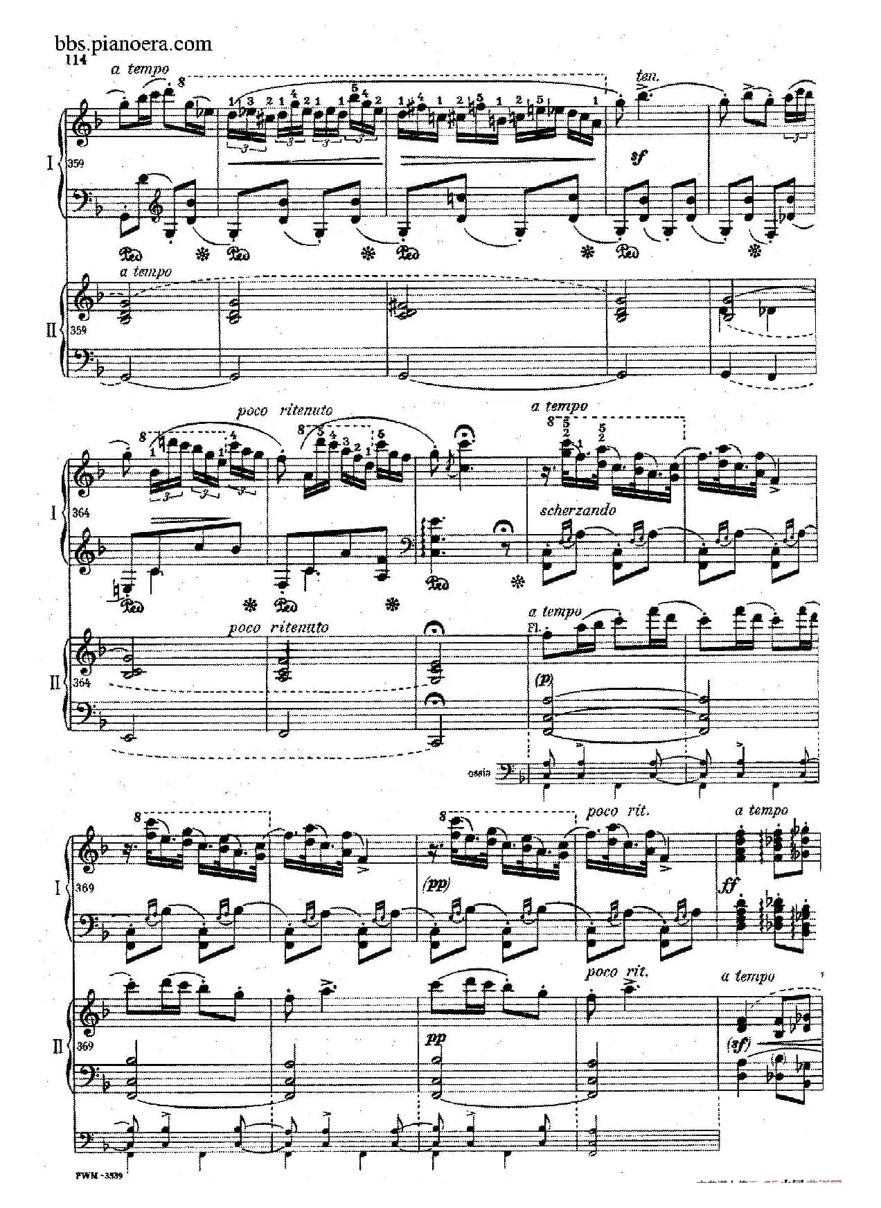 Krakowiak Grand Rondo de Concert Op.14(克拉科维克音乐会用大回旋曲·双钢琴版)