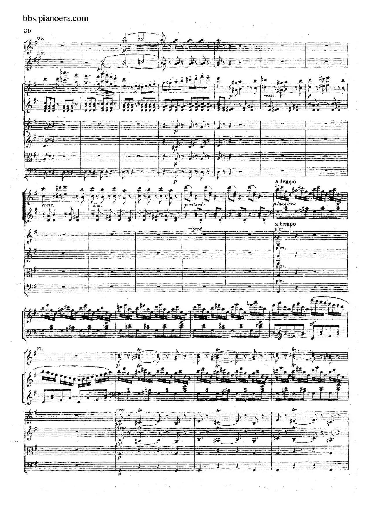 Piano Concerto No.1 in g Minor Op.25（g小调第一钢琴协奏曲·总谱）