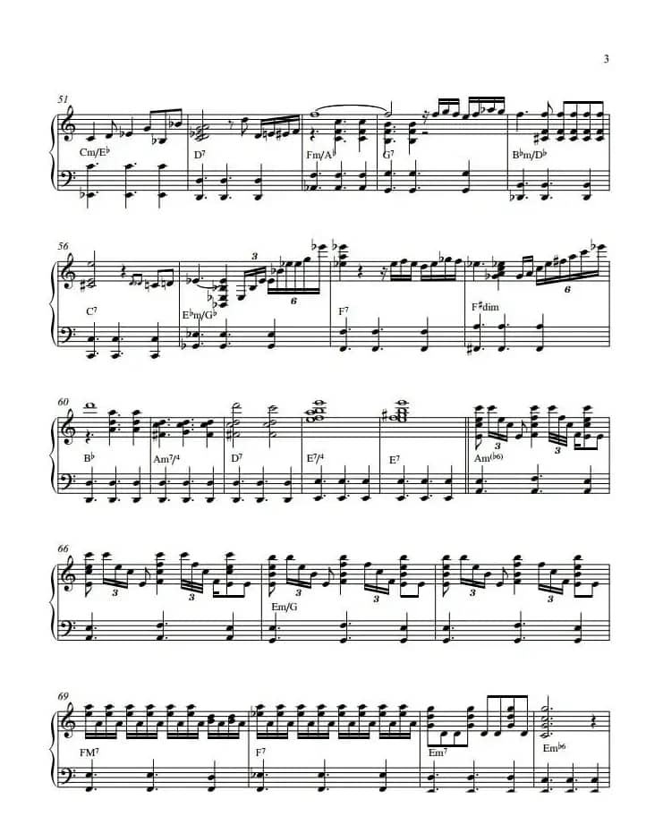 Tango Pour Claude（献给克劳德的探戈）（​加花巴扬版）