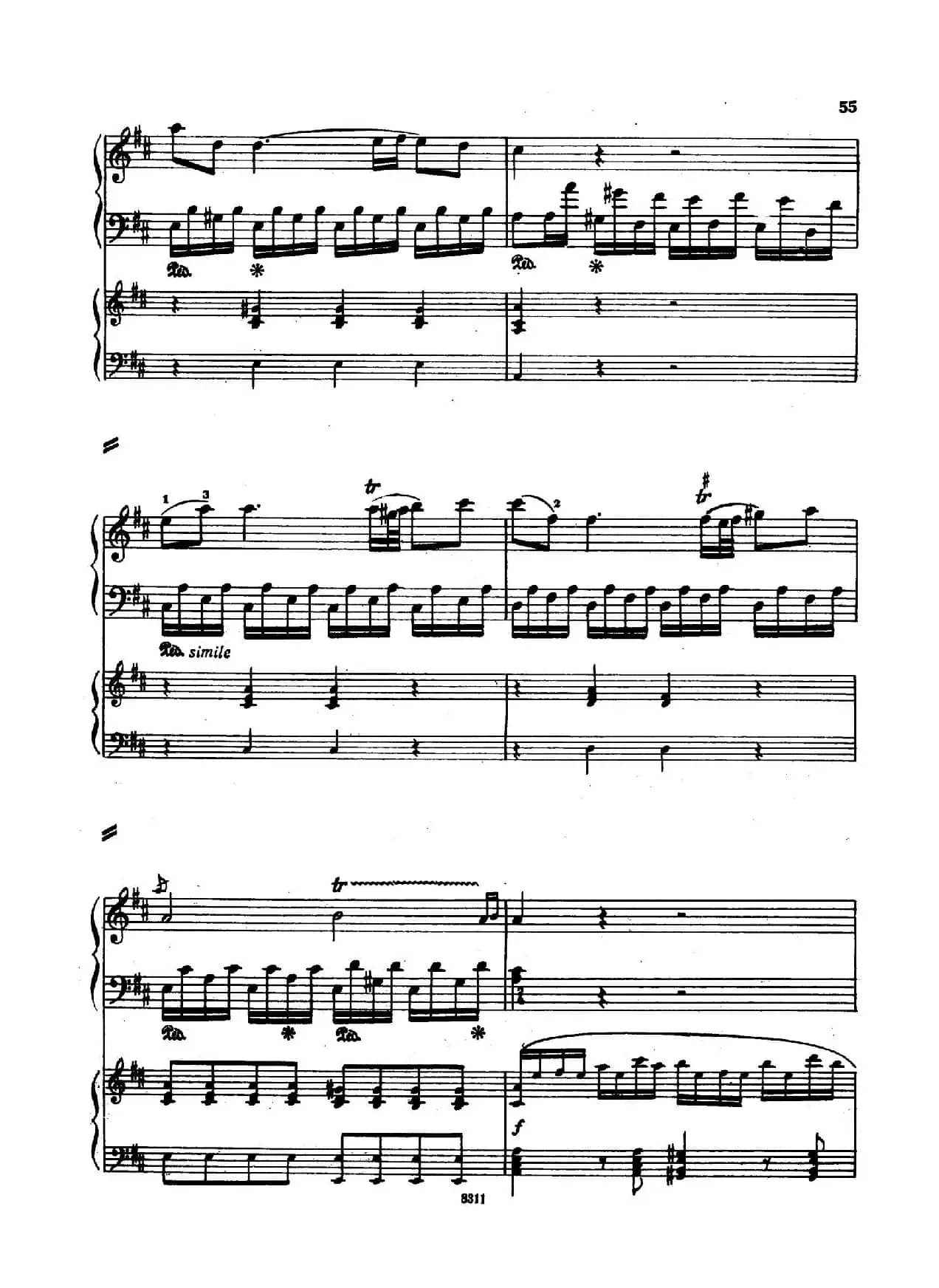 Concerto no 5 K 175 - 2 Piano（Ⅰ）