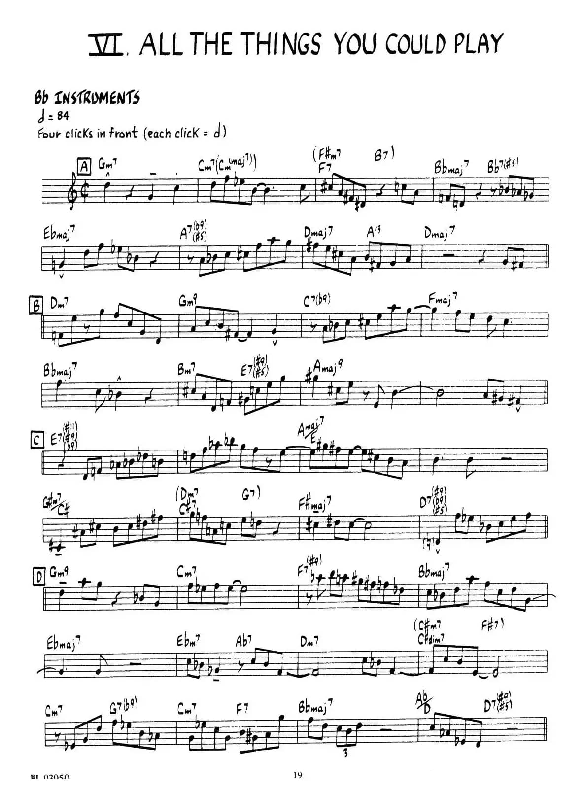 ALL THE THINGS YOU COULD PLAY