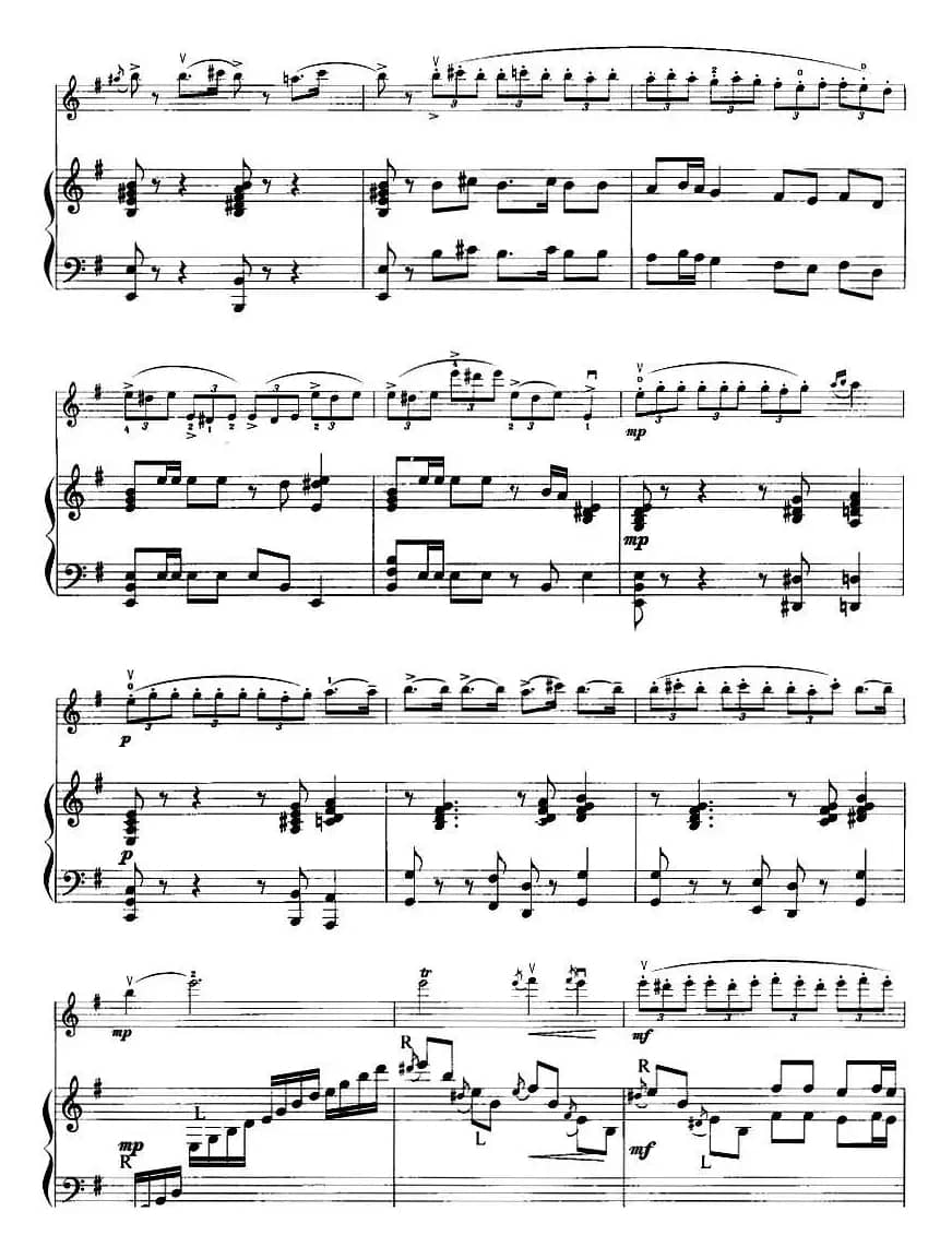 祖国一片新面貌（小提琴+钢琴伴奏）