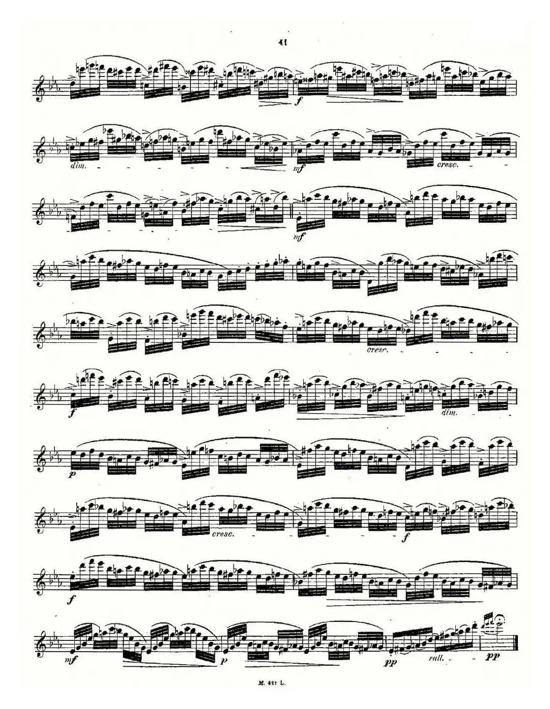 24首长笛练习曲 Op.15 之16—20