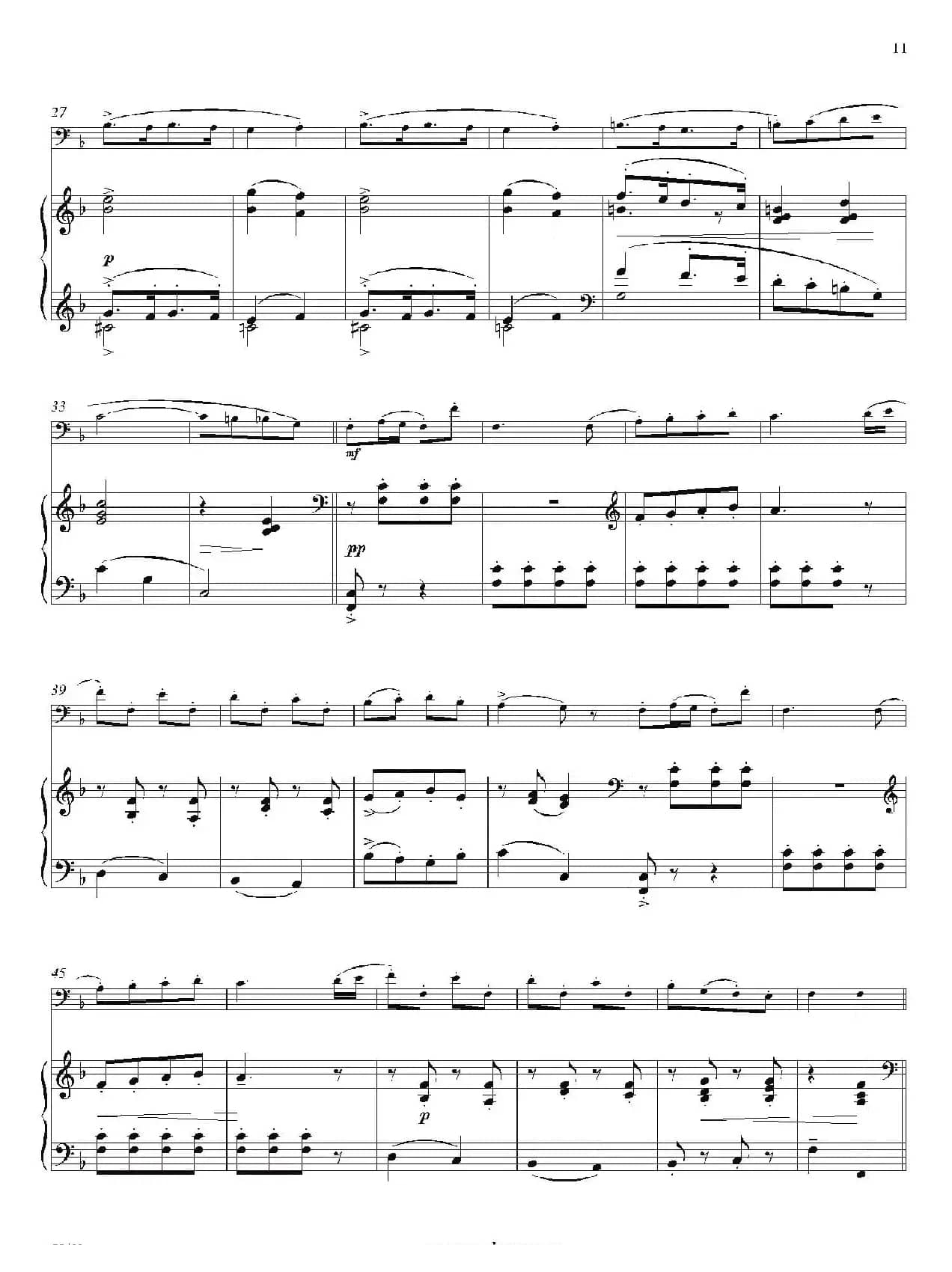 Tambourin（巴松+钢琴伴奏）