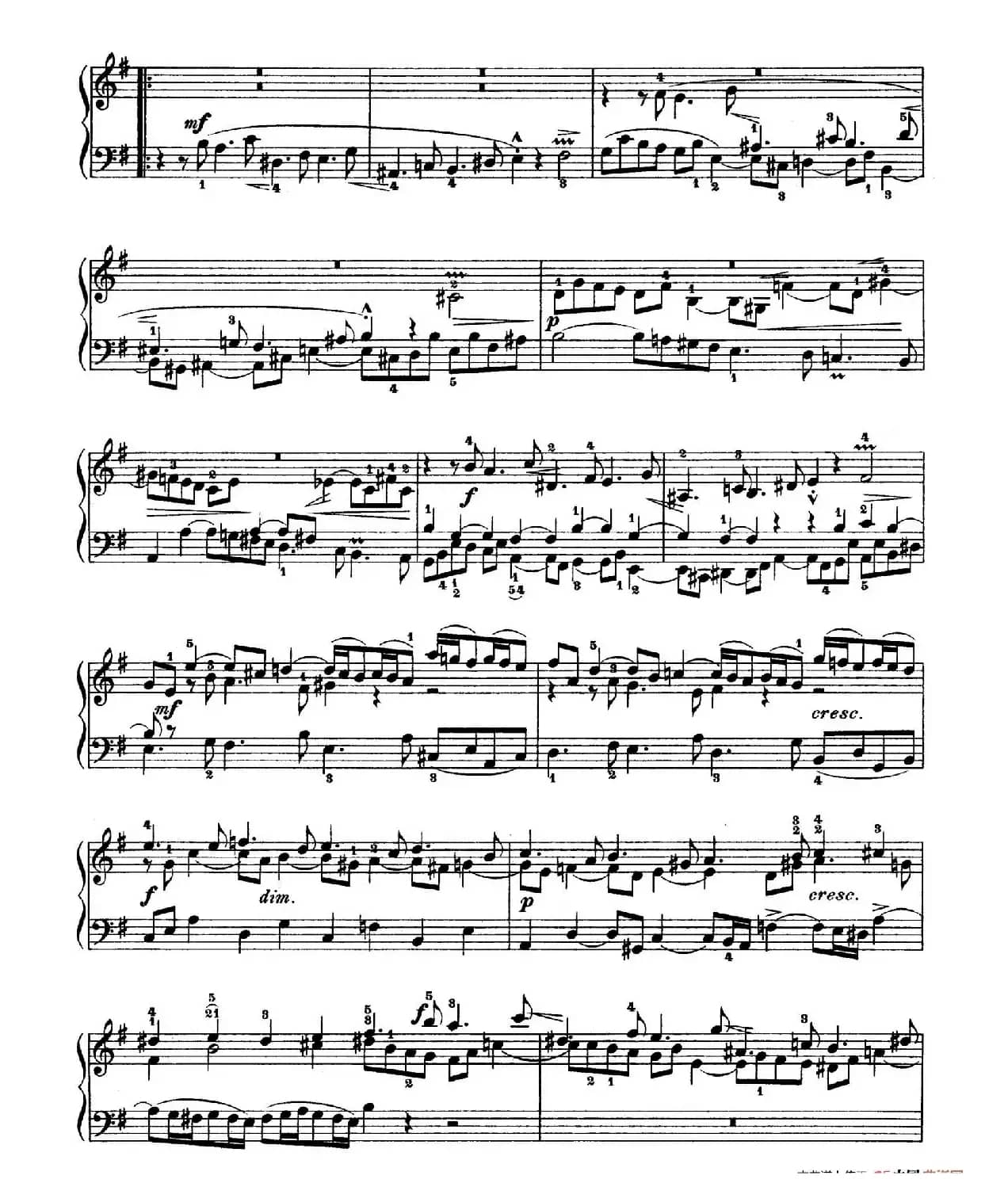 Six Partitas BWV 825-830（6首帕蒂塔·6）