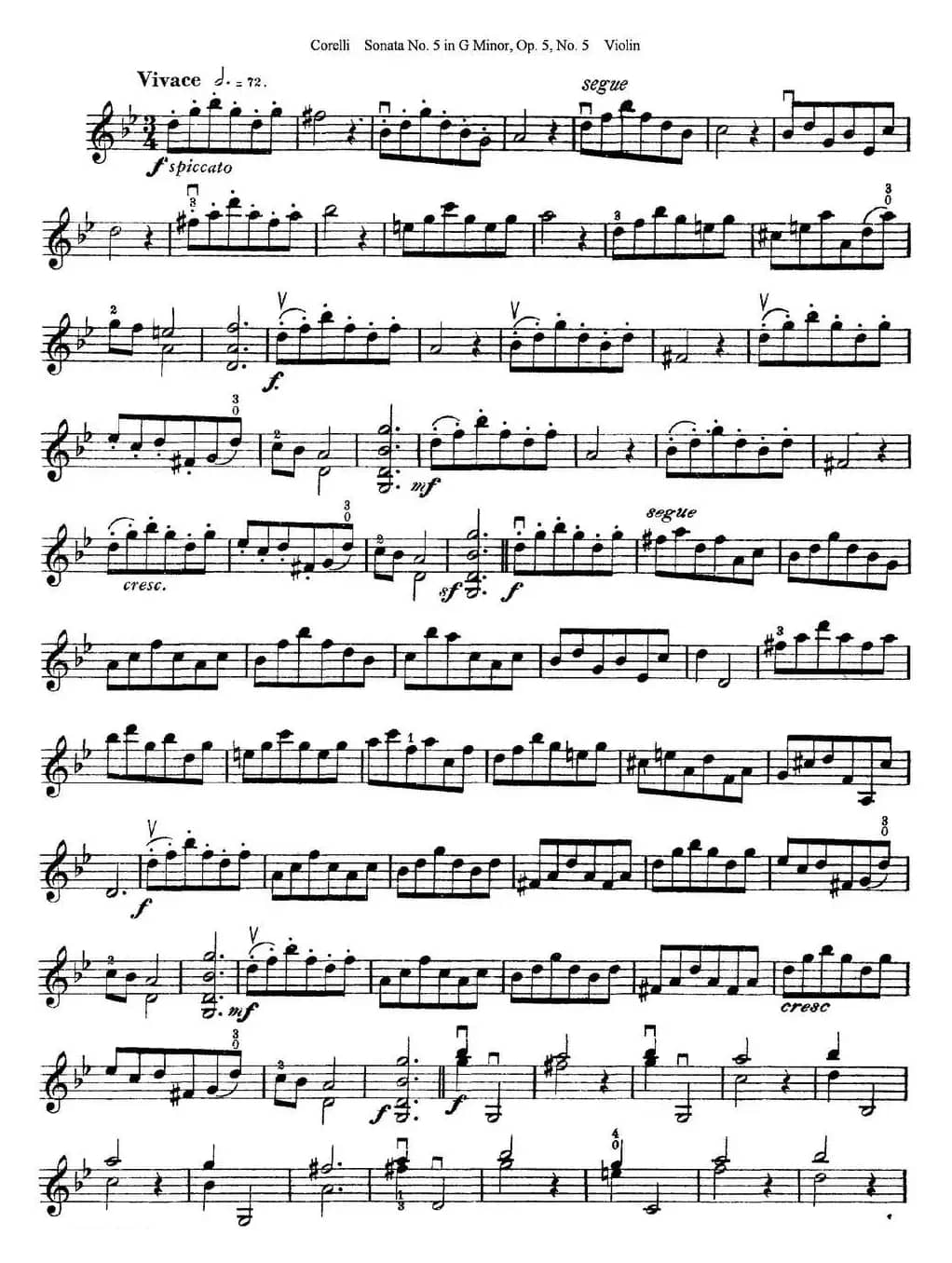 Sonata No.5 in G MinorOp.5 No.5